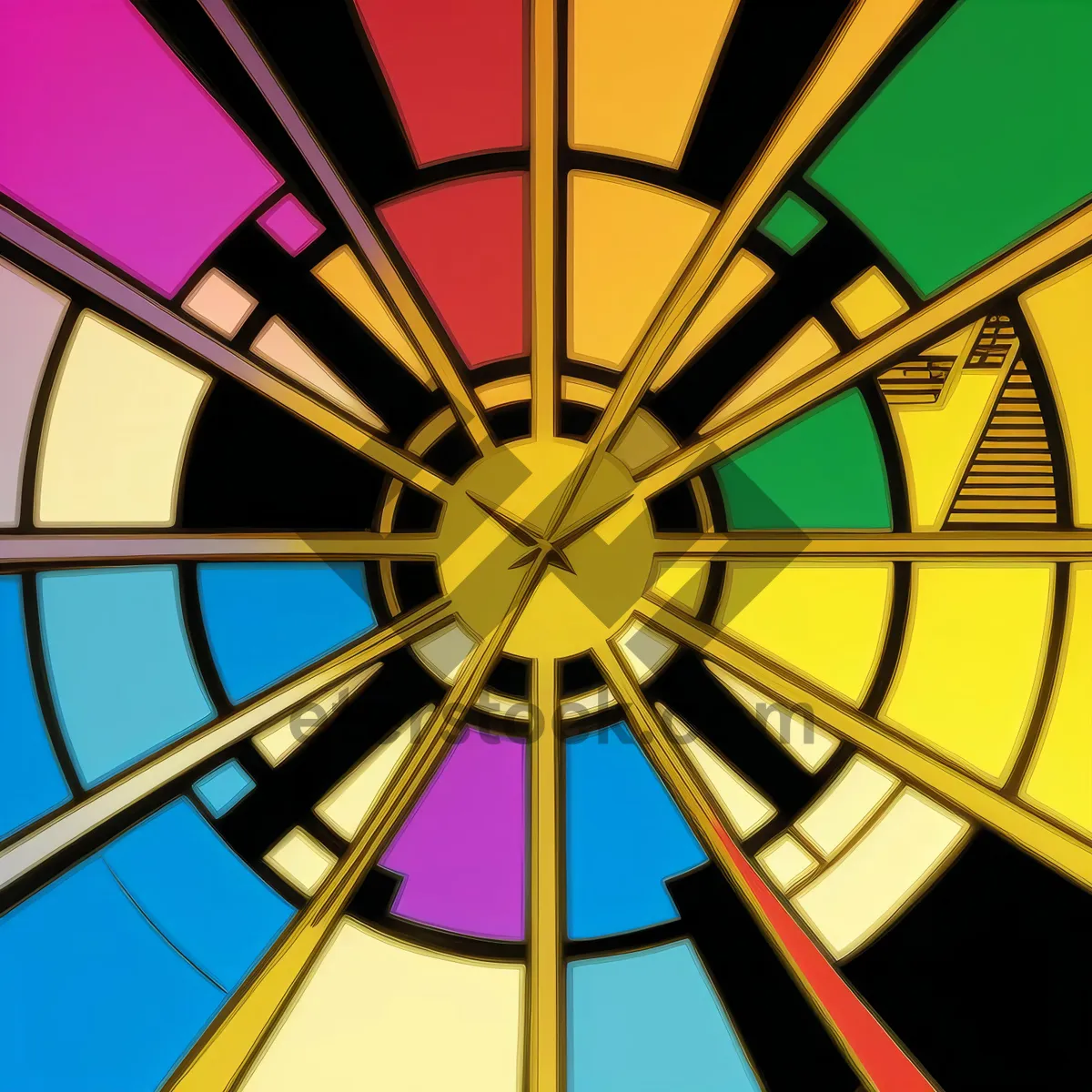 Picture of Rotating Symmetry: Ferris Wheel Steering Mechanism.