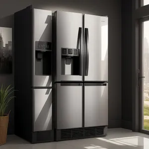 Modern White Goods: Interior Refrigerator and Wardrobe Design