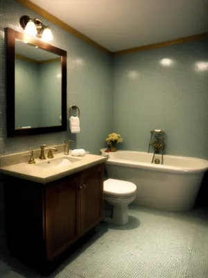 Modern Luxury Bathroom with Stylish Fixtures