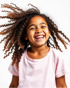 Adorable brunette model with gorgeous smile and braided hair