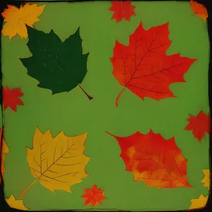 Floral Grunge Leaf Pattern Design