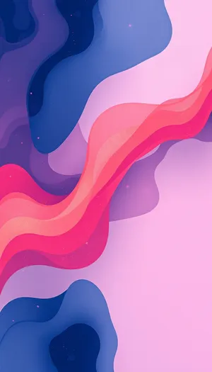 Abstract Wave Design Graphic Wallpaper
