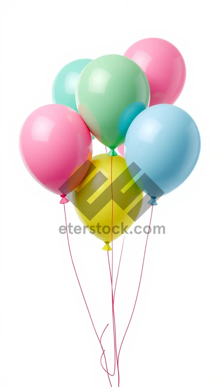 Picture of Festive Balloon Decoration for Happy Birthday Celebration