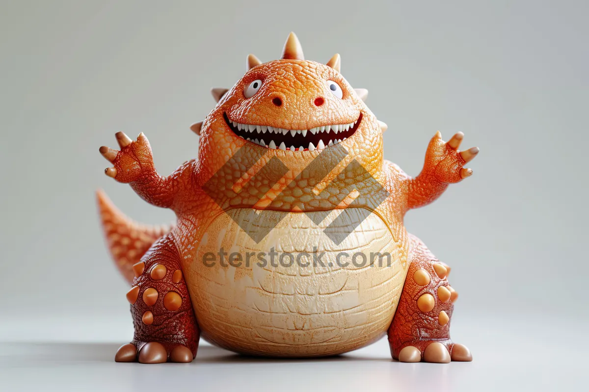 Picture of Teapot on container with animal handle.