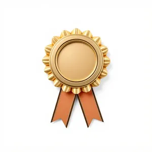 Gold gear circle icon graphic design symbol