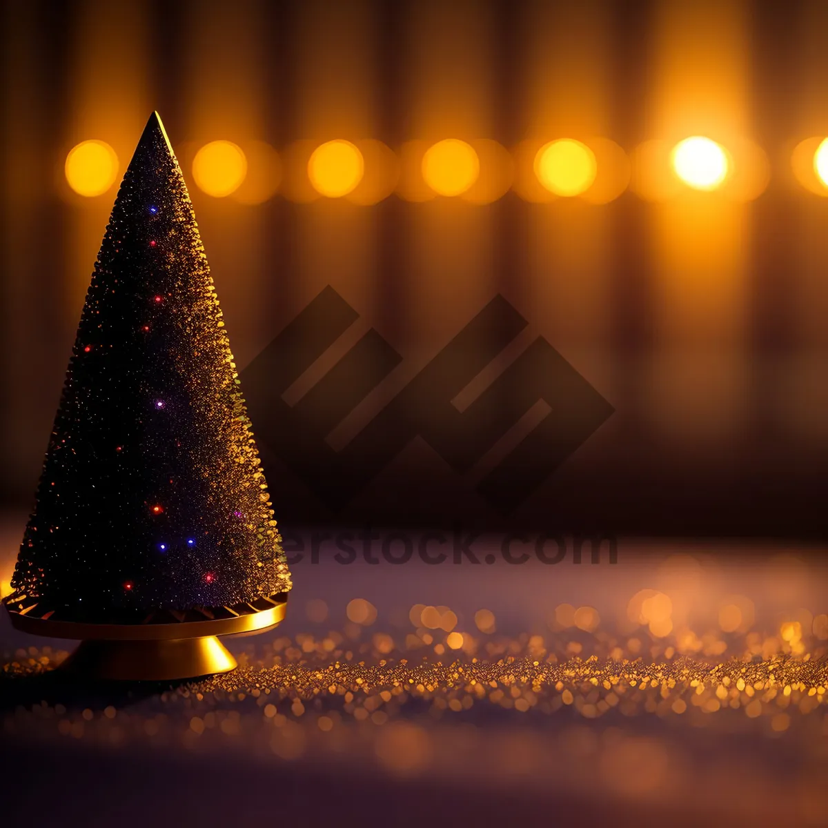 Picture of Glowing Night Celebration with Sparkling Confetti