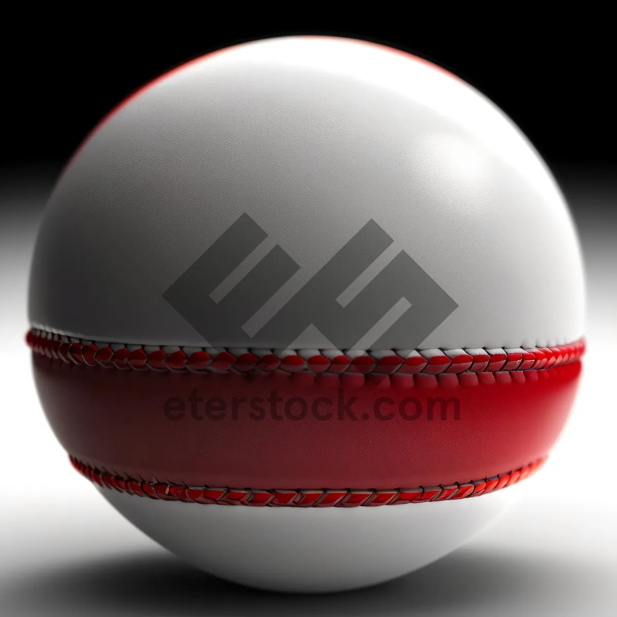 Picture of Round Baseball Egg with Stitch Symbol