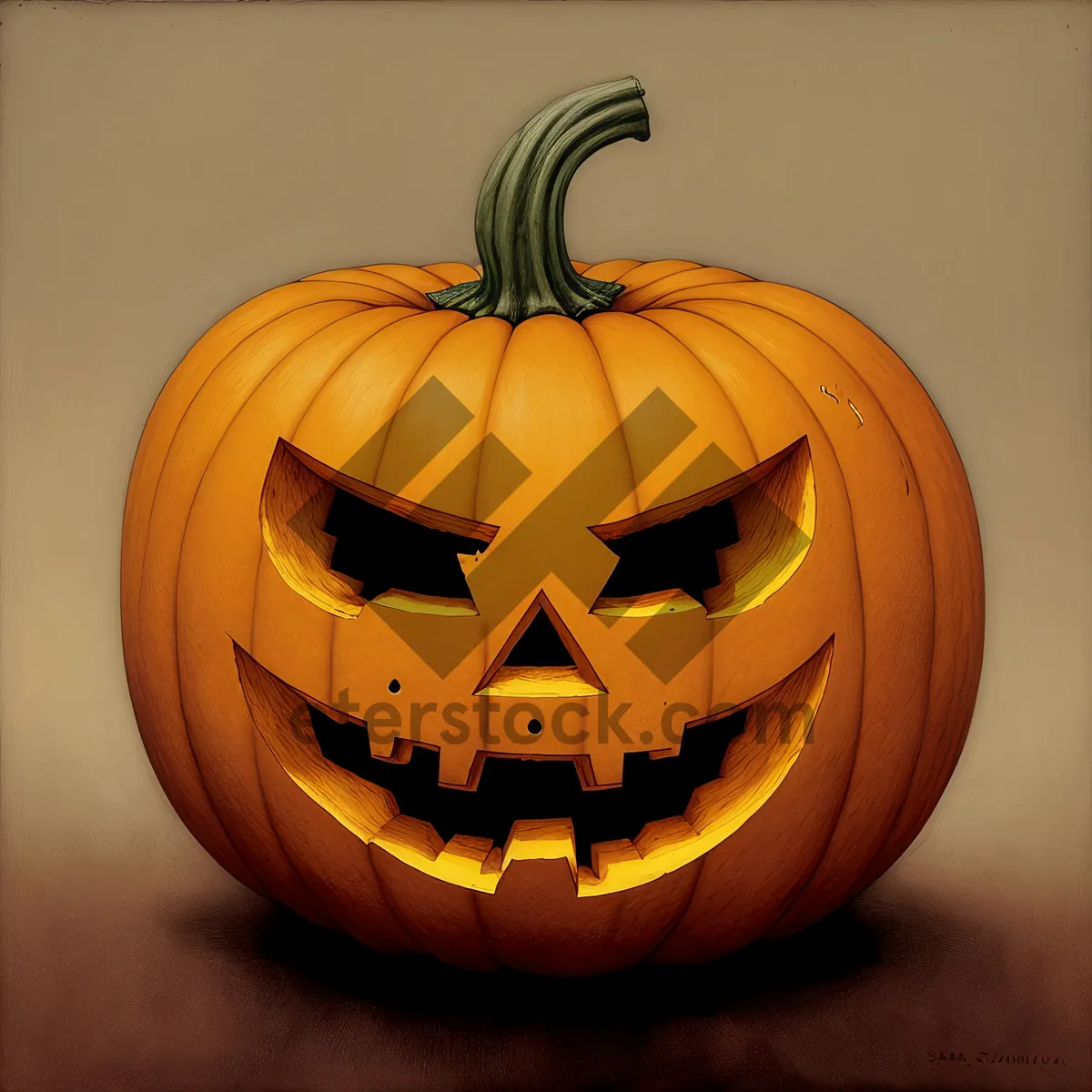 Picture of Spooky Jack-o'-Lantern Halloween Decoration