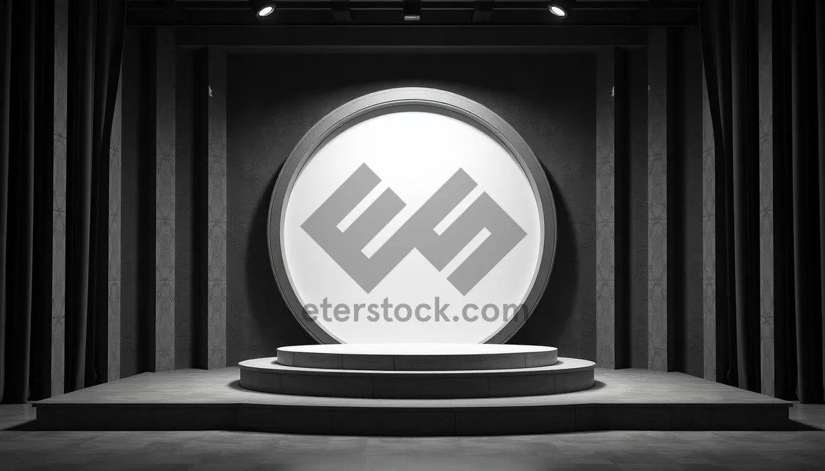 Picture of Modern digital art design with light and motion