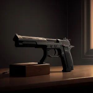 Metallic Firepower: Revolver Gun, Symbol of Protection and Danger