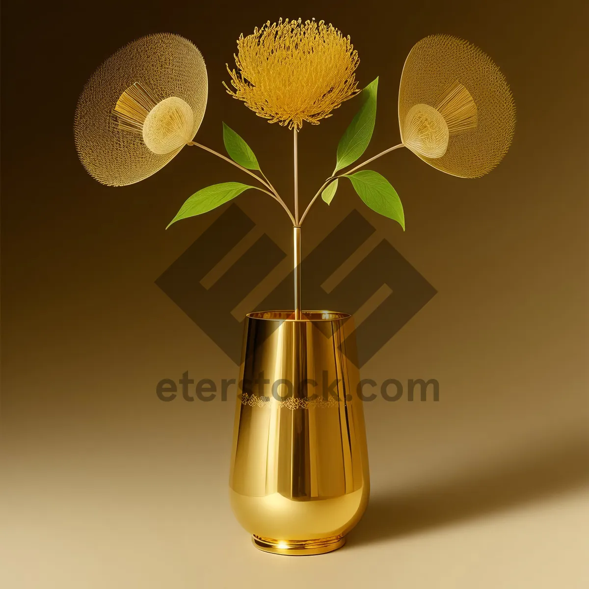 Picture of Sparkling Champagne in Elegant Glass Vase