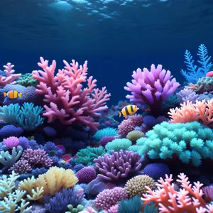 Vibrant Coral Reef Life: Underwater Tropical Dive