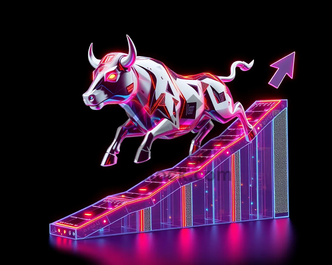 Picture of Graphic Light Design Dance Art Bass
