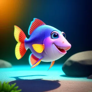 Colorful Cartoon Fish Art for Fun!