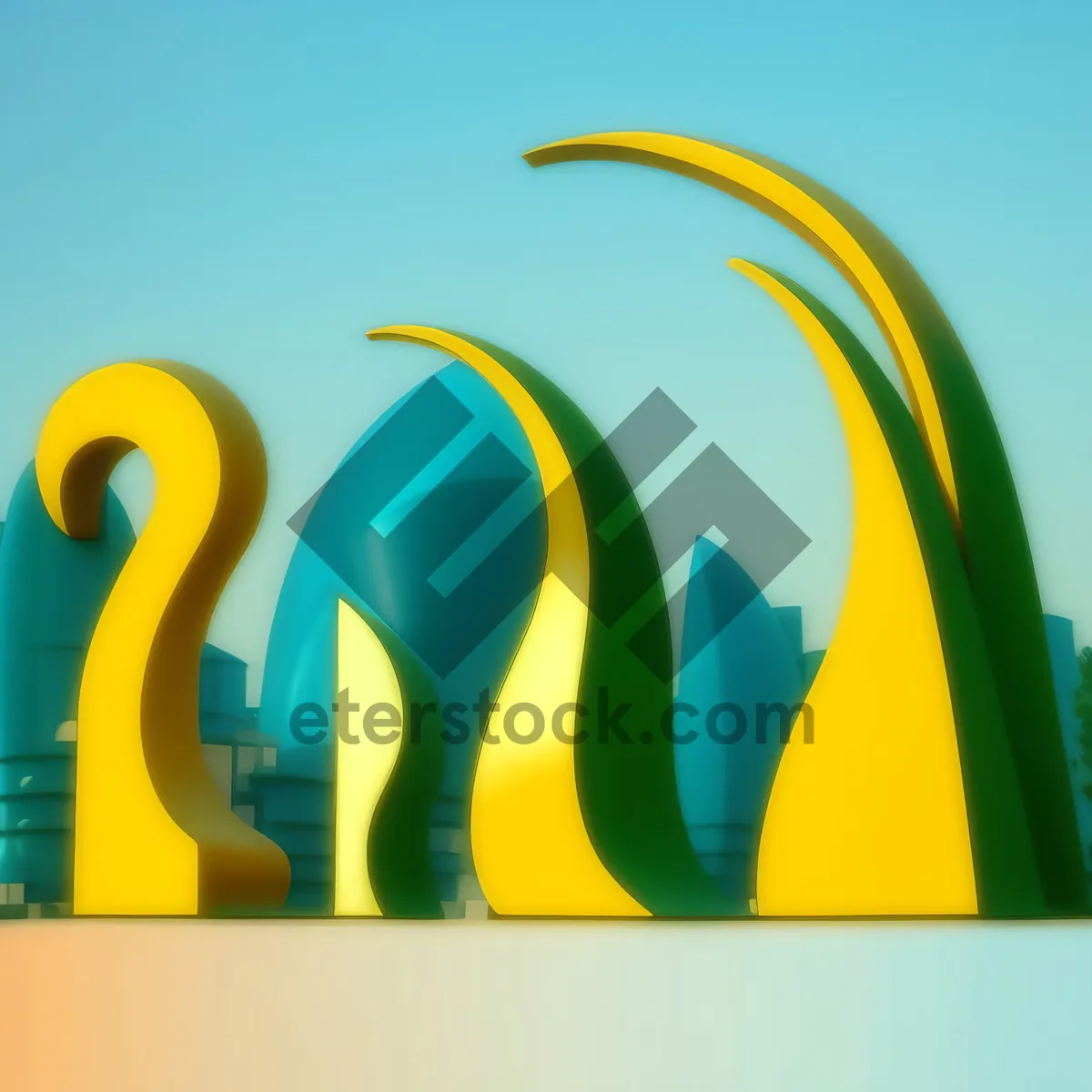 Picture of 3D graphic design symbol icon