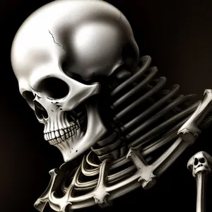 Scary Skeleton Anatomy: Death's Grasp on Bones