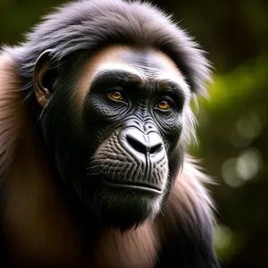 Wild Primate Family Portrait: Ape, Gorilla, Chimpanzee, Monkey