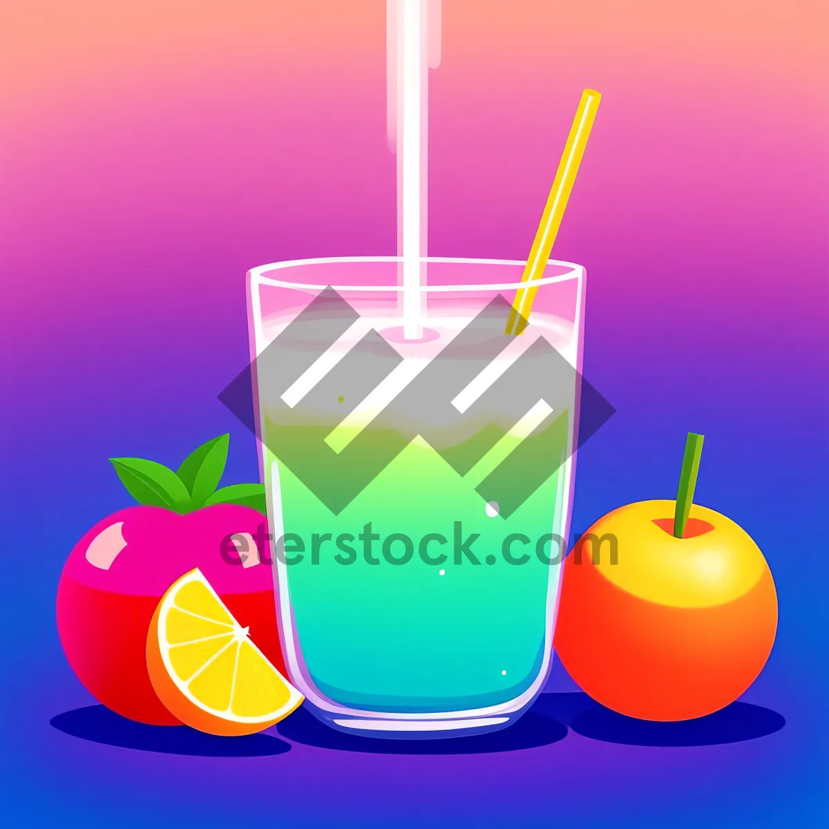 Picture of Refreshing Vodka Fruit Drink & Joint Served