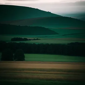 Scenic Highland Golf Course with Rolling Landscape