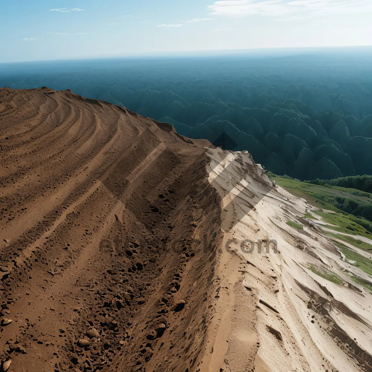 Picture of Sandy Dunes in Majestic Desert Landscape.