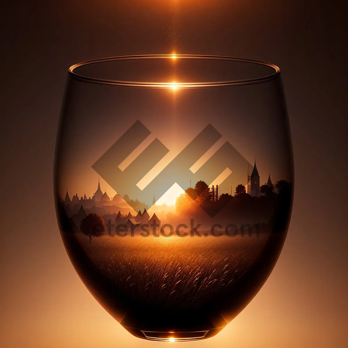 Picture of Red Wine Celebration in a Glass