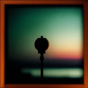 Silhouette Bracket Lamp: Illuminating Sunset Scenery