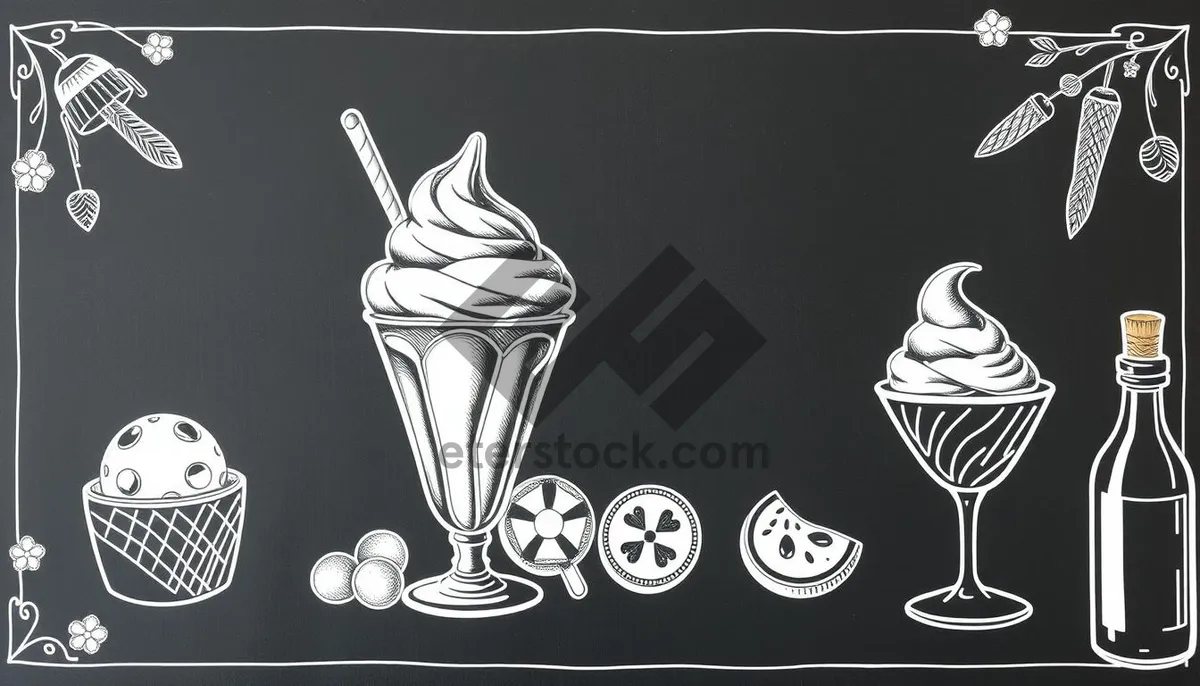 Picture of Black heraldry design art