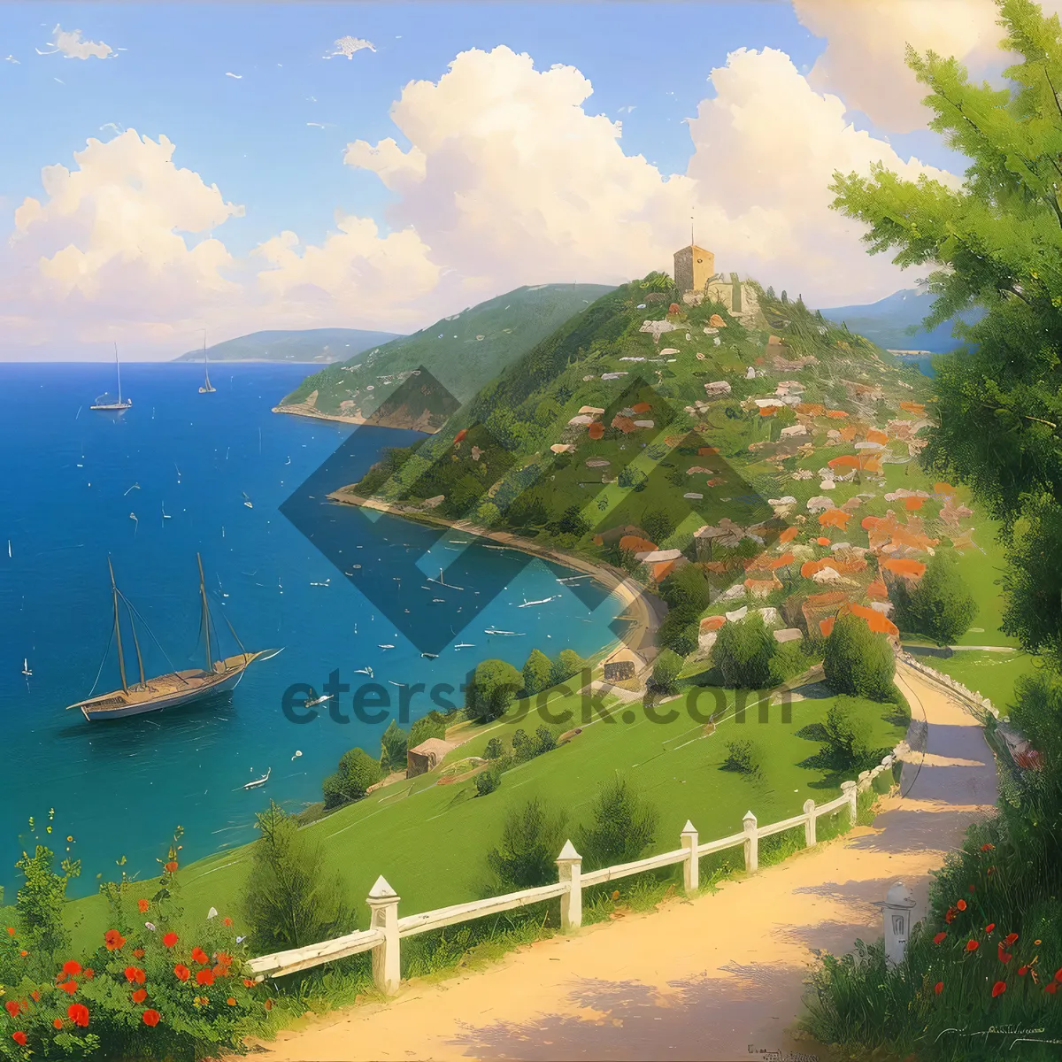 Picture of Serenity by the Lakeside