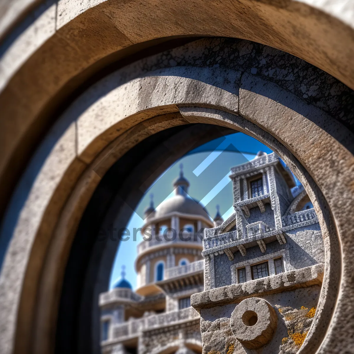 Picture of Old Cathedral Window: Transcendent Architectural Heritage