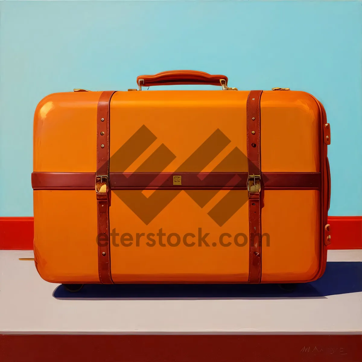 Picture of Shiny Violet Metal Briefcase Icon