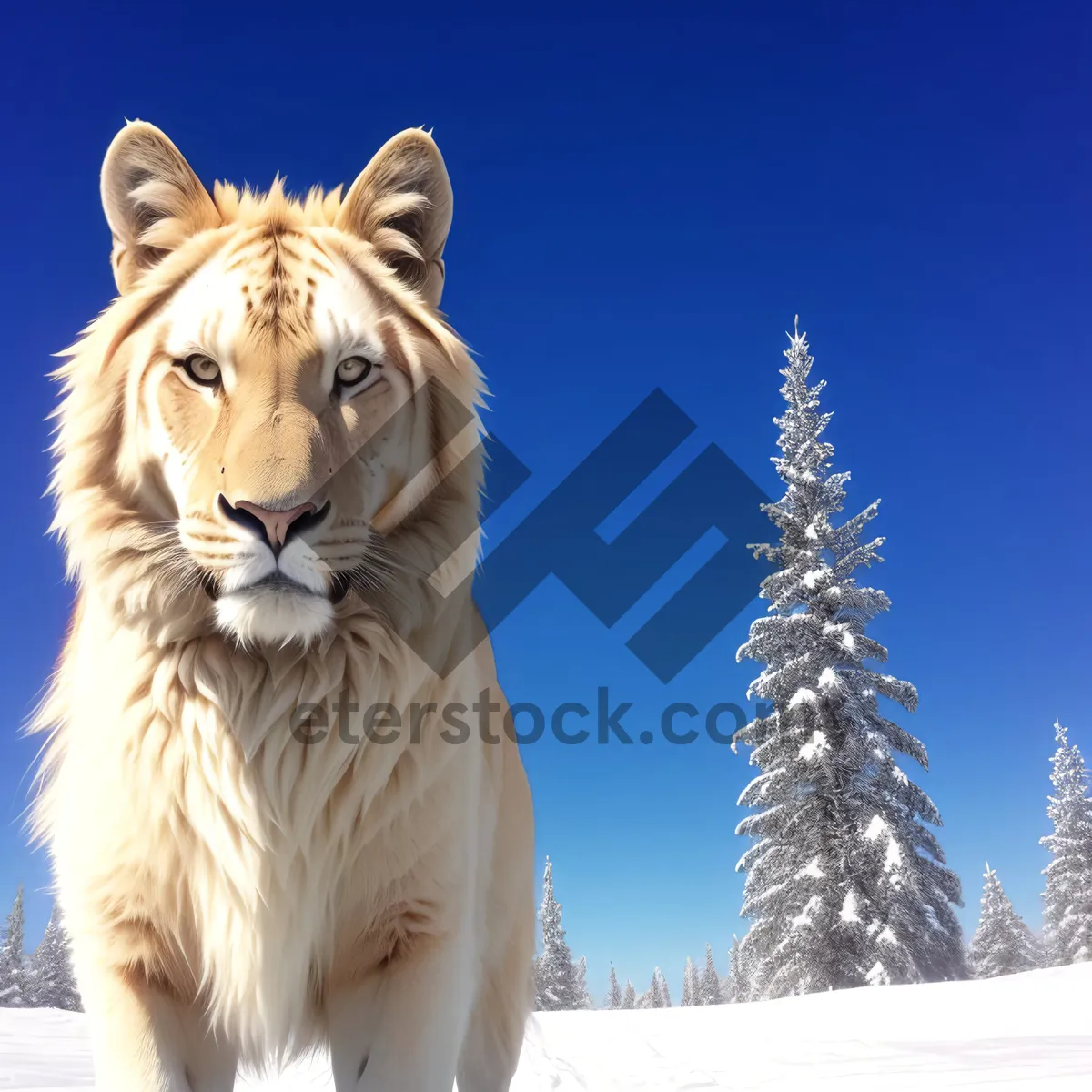 Picture of Majestic White Lion of the South