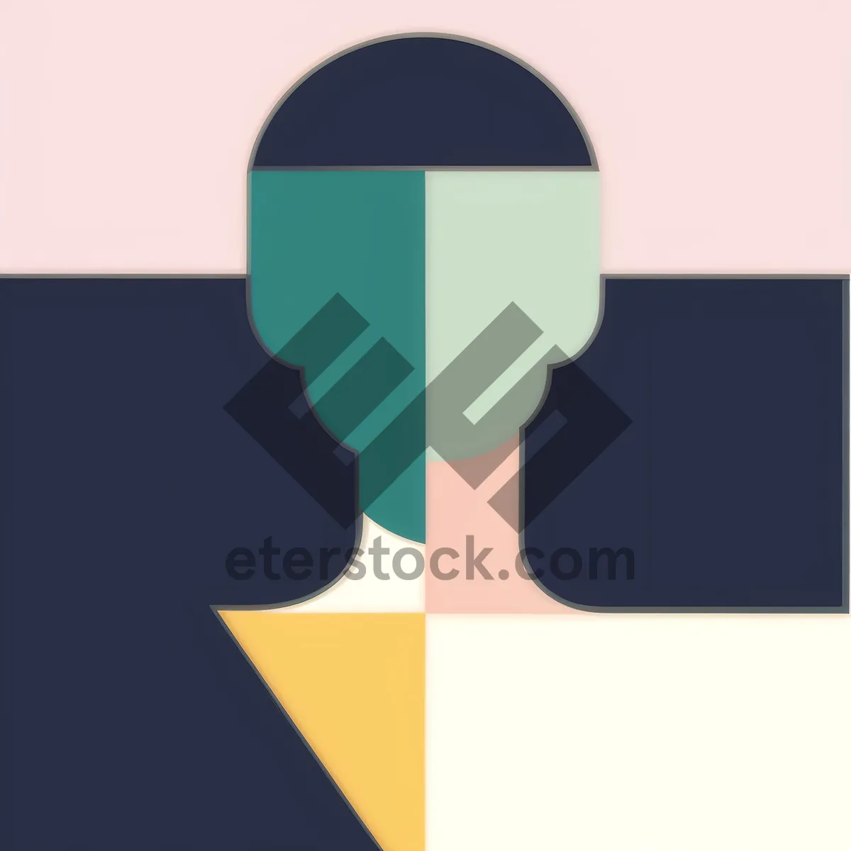 Picture of 3D Symbolic Business Icon Sign