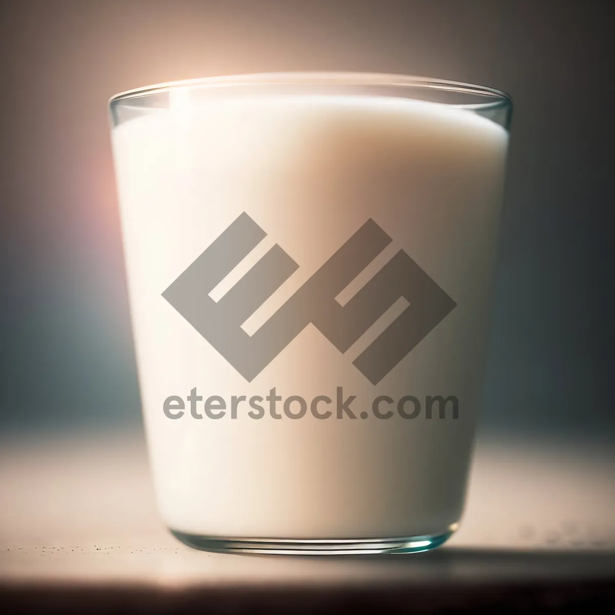 Picture of Milk-filled Cup of Delightful Morning Beverage