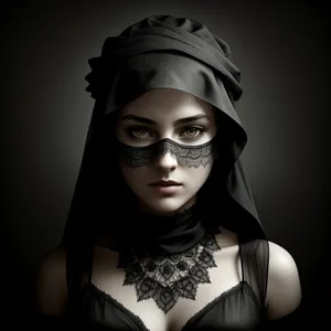 Bold and Beautiful: Seductive Venetian Masked Lady with Sensual Style