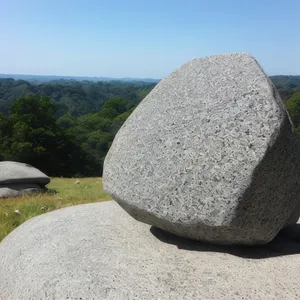 Megalithic Memorial Structure on Sand Rock Knoll