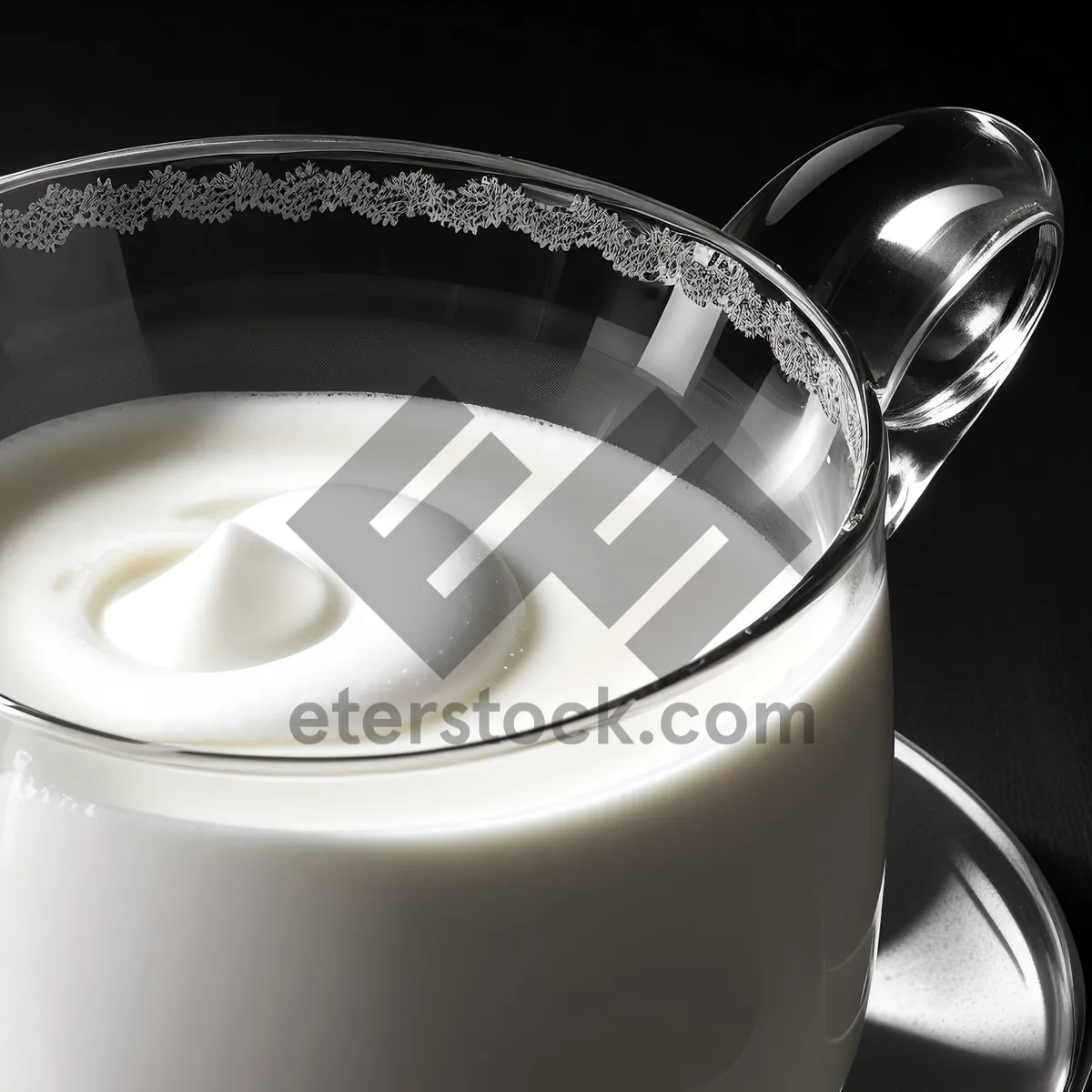 Picture of Hot Morning Brew in Porcelain Cup with Saucer