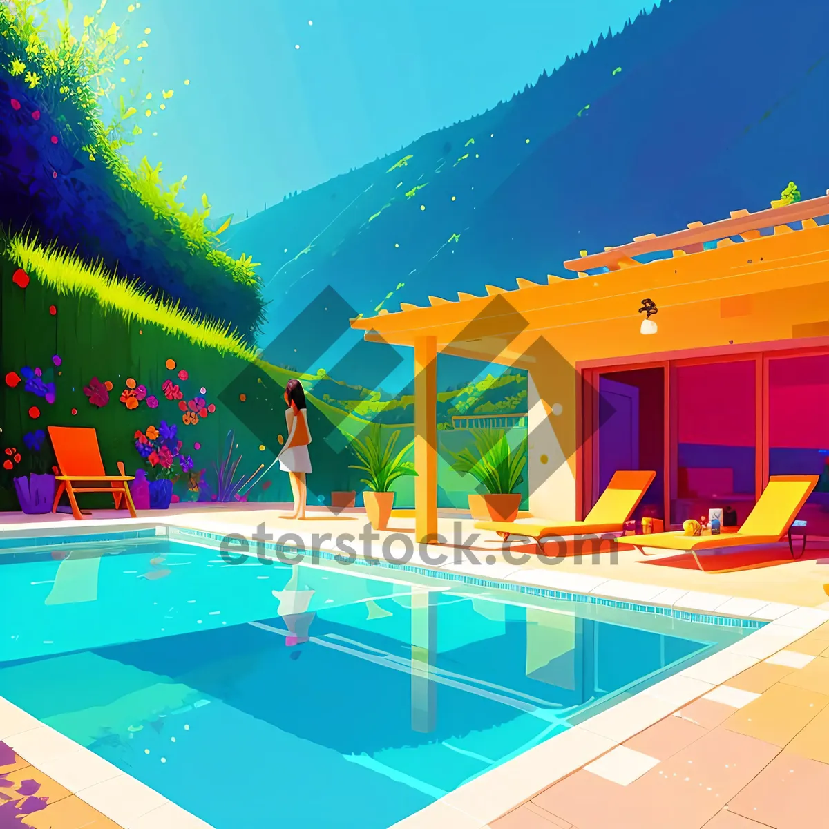 Picture of Tropical Paradise: Resort Hotel by the Beach