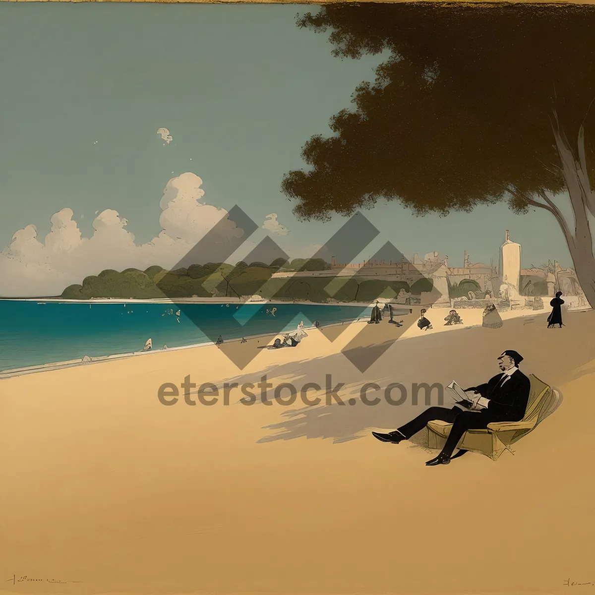 Picture of Serene Tropical Beach Escape