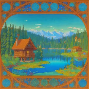 Ancient Majolica Tray: Artful Jigsaw Puzzle Mosaic