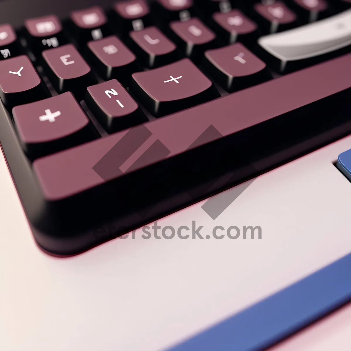 Picture of Efficient Typing on Business Laptop Keyboard