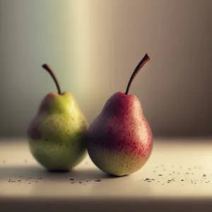 Juicy Yellow Pear: Fresh, Ripe, and Delicious