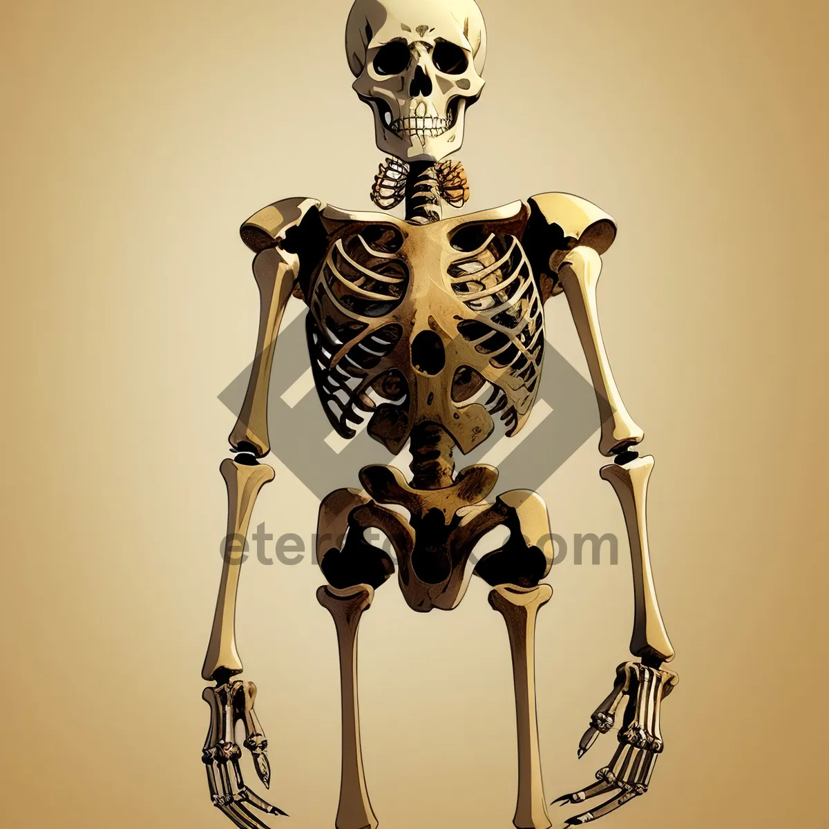 Picture of 3D Human Skeleton - Science and Medicine