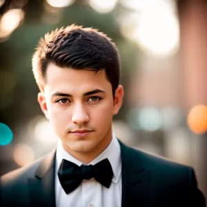 Confident businessman in professional suit and tie