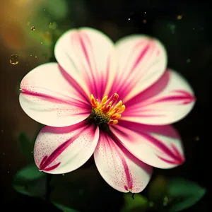 Colorful Petal Blossom in a Summer Garden