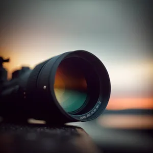 Black Camera Lens Regulator - Optical Equipment for Photographers