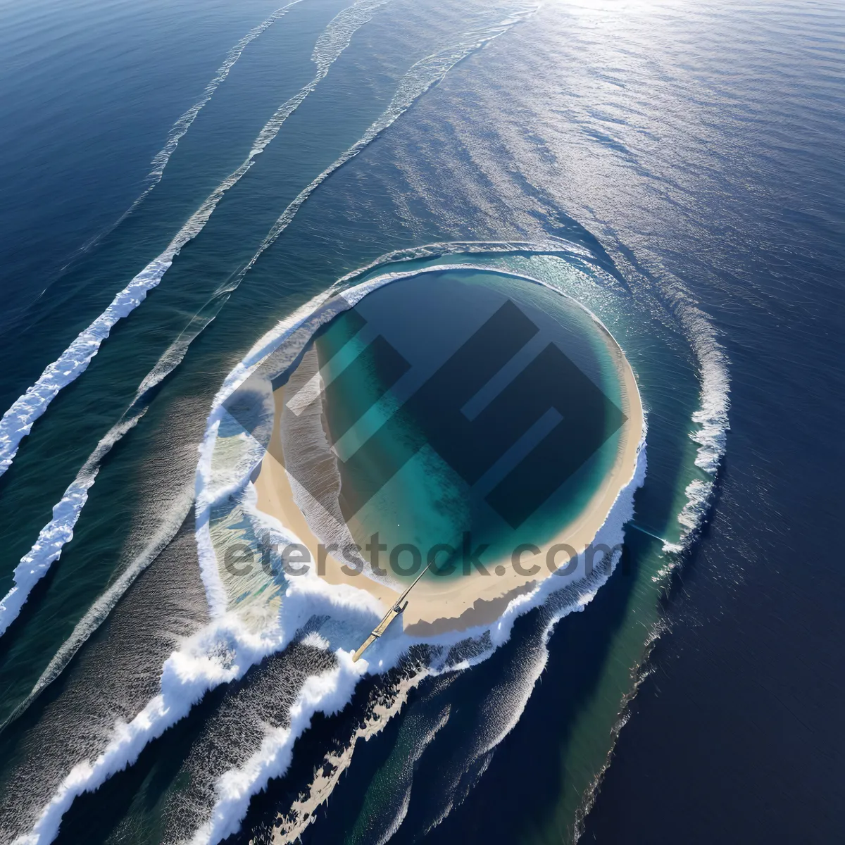 Picture of Ocean Lifesaver Floating in Shark-Infested Waters