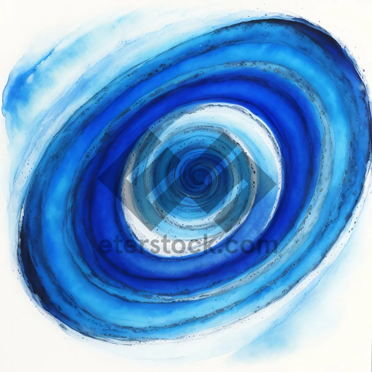 Picture of Vibrant Liquid Circle: Artistic Motion in Colorful Design.