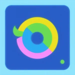 Shiny Square 3D Web Button Icon