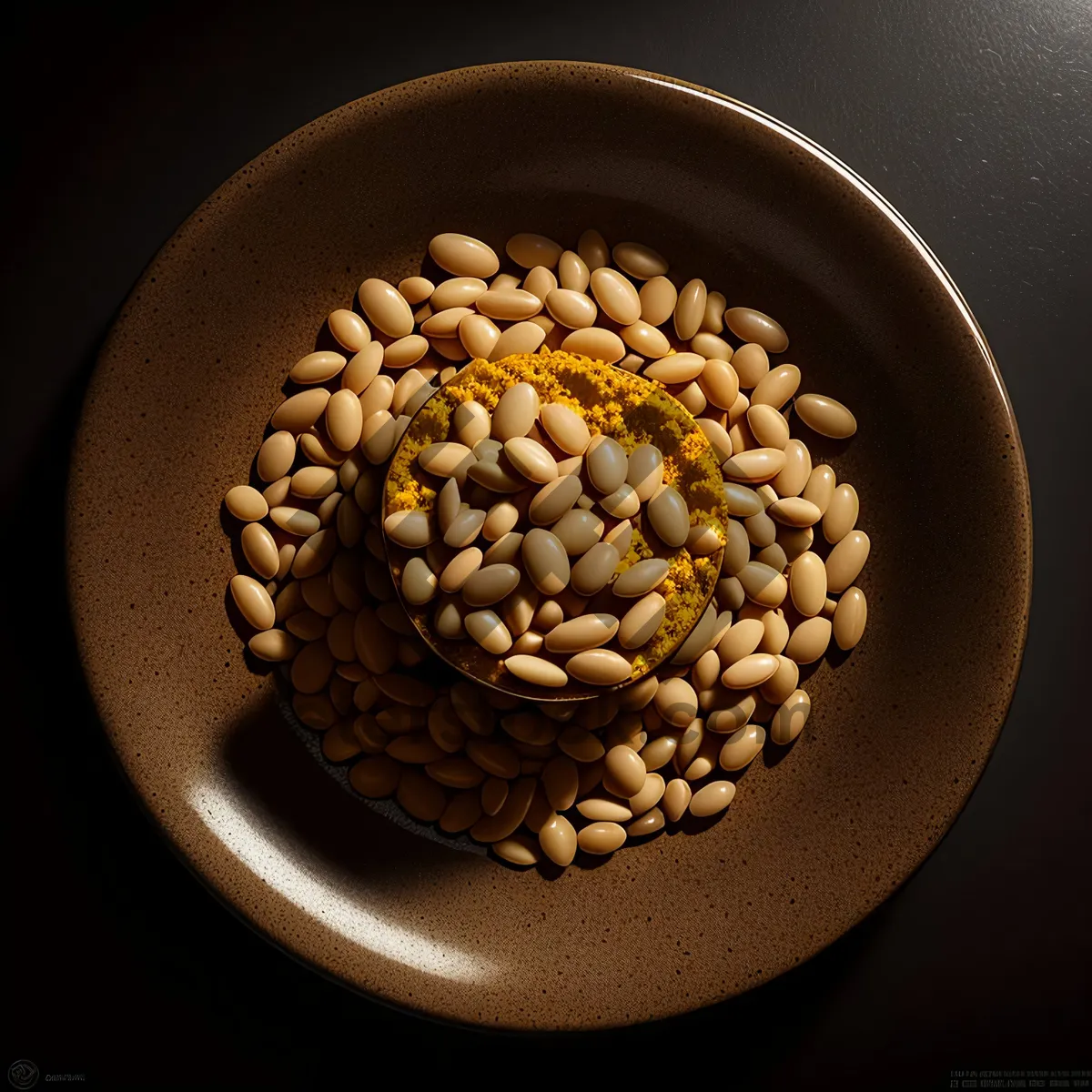 Picture of Roasted pistachio beans in a cup