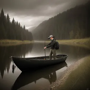 Serene Waters: Kayaking through Mountain Reflections